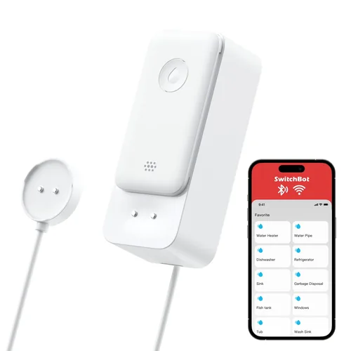 SwitchBot WLAN Wassermelder - mit Sensorkabel