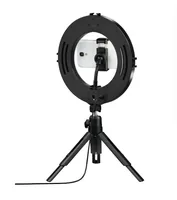Hama Ringlicht SpotLight Smart 80 II - Farbtemperatur Kelvin: 5500 K - 2100 K - 3000 K - Lichtfarbe: Tageslichtweiss (Kaltweiss) - Neutralweiss - Warmweiss - Leuchtenfarbe: Schwarz