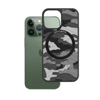 4smarts Back Cover Jungle mit UltiMag iPhone 13 Pro - Grundfarbe: Grau - Fallsicher: Nein - Kompatible Hersteller: Apple - Detailfarbe: Camouflage - Mobiltelefon Kompatibilität: iPhone 13 Pro - Material: Karbonfaser - Polycarbonat (PC) - Thermoplastisches