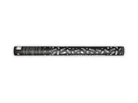 Partydeco Streudeko Konfettikanone Silber, 60 cm - Motiv: Streifen - Material: Folie - Detailfarbe: Silber
