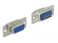 Delock Steckverbinder DB9 RS232 f - Kabeltyp: Adapter - Datenanschluss Seite A: RS-232 DB9 Buchse - Übertragungsart: Seriell - Datenanschluss Seite B: Lötpins - Winkelstecker: Nein