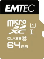 Emtec mSD 64GB UHS-I U1 EliteGold Adapter