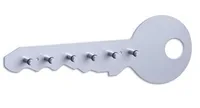 Zeller Present Wandhaken Schlüsselboard Silber - Eigenschaften: Keine Eigenschaft - Detailfarbe: Silber - Detailmaterial: Metall - Grundmaterial: Metall