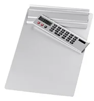 WEDO Klemmbrett aus Aluminium A4 57 954 silber