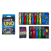 Mattel Spiele Kartenspiel UNO Liar's ab 7 Jahren, 2-6 Spieler - Sprache: Deutsch - Französisch - Italienisch - Kategorie: Kartenspiel - Altersempfehlung ab: 7 Jahren - Spieldauer: 20 min - Min. Anzahl Spieler: 2 - Max. Anzahl Spieler: 6