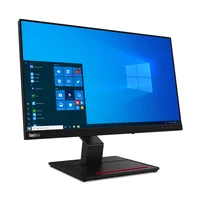 Lenovo ThinkVision T24t-20 écran plat de PC 60,5 cm (23.8") 1920 x 1080 pixels Full HD LED Écran tactile Capacité Noir