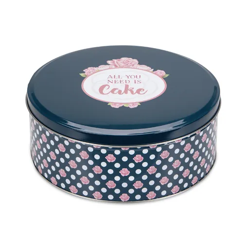 Städter Vorratsdose All you need is cake 1.7 l, Mehrfarbig - Produkttyp: Aufbewahrungsbox - Materialtyp: Metall - Material: Weissblech - Detailfarbe: Mehrfarbig - Set: Nein - Verpackungseinheit: 1 Stück