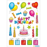 HERMA 3363 decorative sticker Paper Multicolour Permanent 46 pc(s)