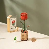 RoboTime Bausatz Red Rose 106-teilig - Modell Art: Dekoration