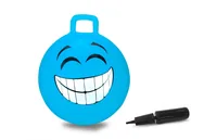 Jamara Hüpfball Smile blau 450mm 1