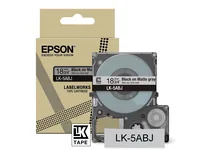 Epson C53S672087 ruban d'étiquette Noir sur gris