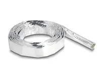 Delock Kabelschlauch aus Glasfasergeflecht / Alu 2 m x 10 mm Silber - Detailfarbe: Silber - Breite: 10 mm - Länge: 2 m - Produkttyp: Kabelschlauch - Ausstattung Kabelmanagement: Reflektierend - Verpackungseinheit: 1 Stück