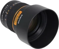 Samyang Festbrennweite 85mm F/1.4 AS IF UMC – Nikon F - Objektivtyp: Tele - Widerstandsfähigkeit: Keine Angabe - Filterdurchmesser: 72 mm - Brennweite Max.: 85 mm - Anzahl Gruppen: 7 - Anzahl Linsen: 9