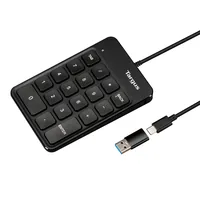 Targus Ziffernblock AKP13GL USB verkabelt - Verbindungsmöglichkeiten: USB Typ-A - USB Typ-C - Detailfarbe: Schwarz