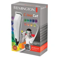 Remington Haarschneider HC5035 ColourCut - Rasierart: Trocken - Körperbereich: Kopf - Detailfarbe: Weiss - Grau - Minimale Schnittlänge: 0.5 mm - Maximale Schnittlänge: 25 mm - Trimmer Funktionen: Haarschneider