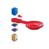 Hape Kugelbahn Zubehör Quadrilla Doppel-Spirale - Altersempfehlung ab: 4 Jahren - Material: Kunststoff - Holz - Eigenschaften: Keine Eigenschaft - Zertifikate: Keine Zertifizierung - Anzahl Teile: 18 Teile