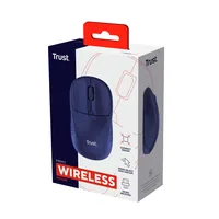 Trust Maus Primo - Maus-Typ: Standard - Bedienungsseite: Universal - Maus Features: Scrollrad - Umschaltbare DPI-Auflösung - Detailfarbe: Blau - Schnittstelle: USB-A - Verbindungsart: Kabellos