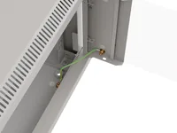 LANBERG 19"" 6U 540x350 Wandgehäuse Glastür FlatPack gr