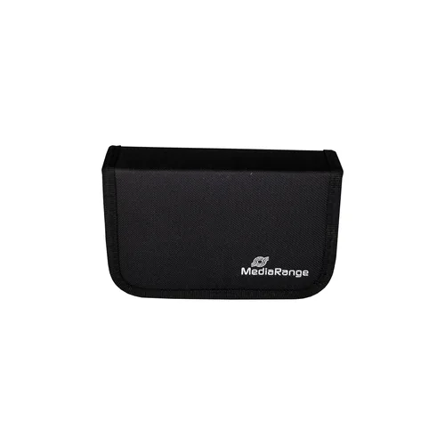 MediaRange Aufbewahrungstasche BOX98 6x USB / 3x SD Schwarz - Produkttyp: USB-Stick-Tasche - Medientyp: USB-Stick - SD-Karte - Nutzinhalt Gesamt: 9 Stück - Ausstattung: Reissverschluss - Verpackungseinheit: 1 Stück