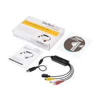 StarTech.com USB Video Capture Adapter Cable, S-Video/Composite to USB 2.0 SD Video Capture Device Cable, TWAIN Support, Analog to Digital Converter for Media Storage, For Windows Only - SD Video Capture Cable (SVID2USB232)