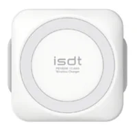 ISDT Powerbank PB10DW 10.8 Wh, Wireless Charger, USB-C 18W - Akkutyp: Lithium-Ion (Li-Ion) - Akkukapazität: 1500 mAh - Detailfarbe: Weiss - USB Ladeanschluss: 1 - USB-C PowerDelivery: Nein - Max. Output USB-C PowerDelivery: 18 W