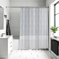 diaqua® Duschvorhang Cubic 180 x 200 cm, Silber - Produkttyp: Duschvorhang - Detailfarbe: Silber - Breite: 180 cm - Höhe: 200 cm - Detailmaterial: Poly-Ethylen-Vinylacetat (PEVA) - Grundmaterial: Polyester (PES)