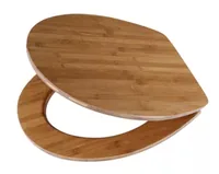 diaqua® Toilettensitz Lyon mit Absenkautomatik, Braun - Breite: 37.8 cm - Länge: 47 cm - Detailfarbe: Braun