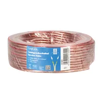 Logilink Lautsprecherkabel, 2x2.50 mm2, 10 m transparent