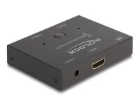 Delock Umschalter 2-1 8K 60 Hz HDMI - Anzahl Eingänge: 2 × - Anzahl Ausgänge: 1 × - Anschluss Seite A: HDMI - Anschluss Seite B: HDMI