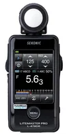 Sekonic Belichtungsmesser Litemaster Pro L-478DR - Batterietyp: LR03 / AAA / Micro - Kompatible Hersteller: PocketWizard