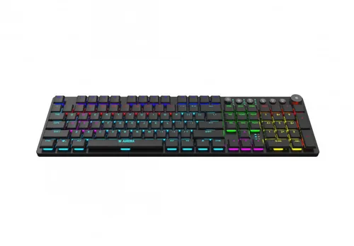 iBox AURORA K-6 keyboard Universal RF Wireless + Bluetooth QWERTY English Black