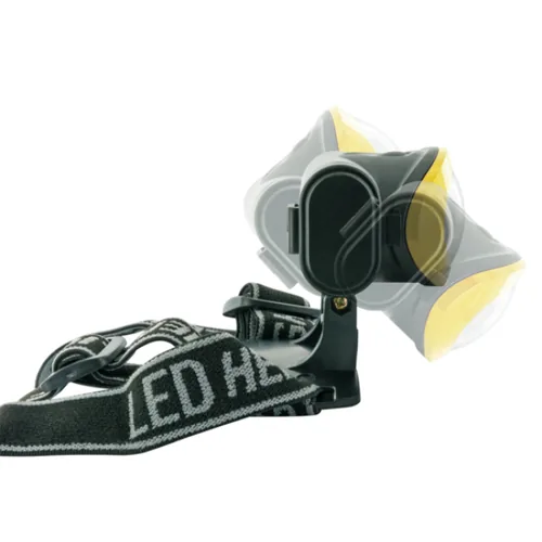 Schwaiger LED Stirnlampe 120 Lumen SchwarzGelb