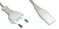 Diggelmann SPCW2-010 power cable White 1 m C26 coupler C7 coupler