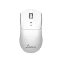 MediaRange optische 4-Tasten Funk-Maus, Symmetrisch, ws