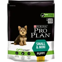 Purina Pro Plan Trockenfutter Small und Mini Puppy Healthy Start Huhn 700 g - Tierbedürfnis: Immunsystem - Wachstum & Trächtigkeit - Nachhaltigkeit: Nicht angegeben - Lebensphase: Junghunde - Produkttyp: Alleinfutter - Packungsgrösse: 0.7 kg - Fleischsort