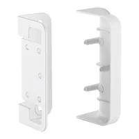 InLine Slatwall Befestigungswinkel für Wandhalterung Panel - weiß - 2er-Set