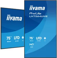 IIYAMA 189.3cm75 LH7564UHS-B1AG 16:9 2xHDMIUSB-C Speditionsversand