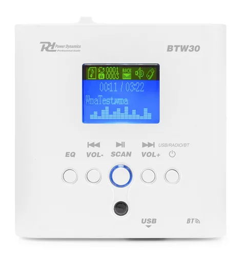 Power Dynamics Deckenlautsprecher BTW30 Set - Lautsprecher Kategorie: Aktiv - Gehäusematerial: Kunststoff - Bauweise: Einbaulautsprecher - Eigenschaften: Integrierter MP3 Player - Fernbedienbar - Bluetooth Audio Streaming - Bestückung: 1x 5