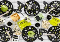 PartyDeco SPK37 paper napkins Black, Multicolour 12 pc(s)