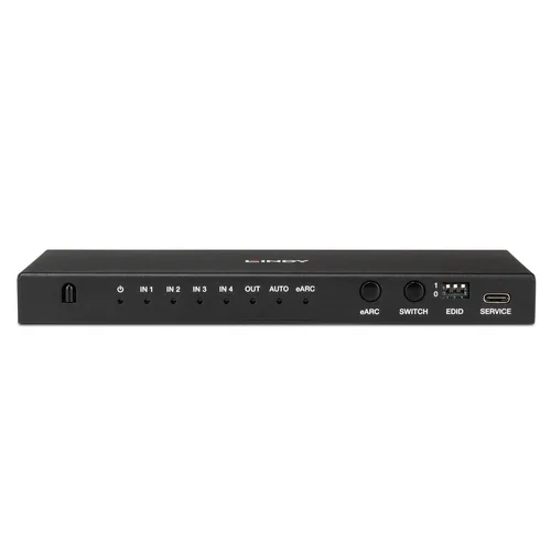 LINDY 4 Port HDMI 8K60 Switch mit eARC