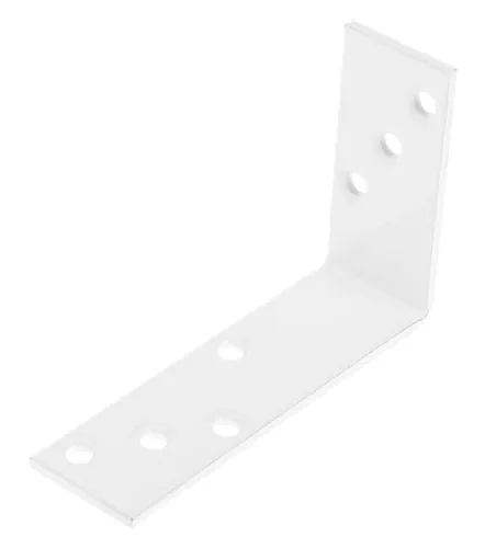 STRUCT Konstruktionswinkel 80 x 120 x 35 mm, Weiss - Material: Stahl - Verpackungseinheit: 1 Stück - Oberfläche: pulverbeschichtet - Produkttyp: Verbinder