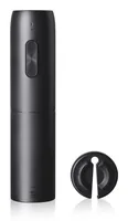 Vacuvin Korkenzieher Elektrischer Weinöffner Schwarz - Produkttyp: Korkenzieher - Detailfarbe: Schwarz - Material: Kunststoff - Betriebsart: Akkubetrieb