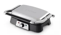 Rotel Kontaktgrill 1500 W - Produkttyp: Kontaktgrill - Höhenverstellbar: Nein - Detailfarbe: Silber - Schwarz - Leistung: 1500 W - Temperatur einstellbar: Ja - Anzahl unterschiedliche Grillplatten: 1