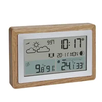TFA-Dostmann Oak Oak, Silver Battery