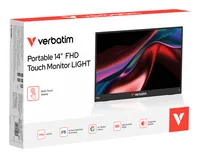 Verbatim Portable Monitor 14"" FHD Touchscreen Monitor Light