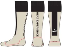 Heat Experience Beheizbare technische Socken mit Batterien Sand/Schwarz M - Detailfarbe: Sand - Schwarz - Produkttyp: Sohlenwärmer - Grösse: M