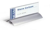 Durable Deluxe nameplate Acrylic, Aluminium Rectangle
