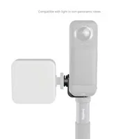 Smallrig Mount Plate Insta360 X4, X5 mit Cold-Shoe-Halterung - Detailfarbe: Schwarz