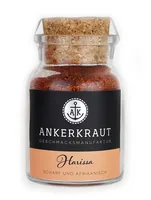 Ankerkraut Gewürz Harissa 90 g - Produkttyp: Fleischgewürze & Marinaden - Ernährungsweise: Vegetarisch - Vegan - Laktosefrei - Glutenfrei - Produktionsland: Deutschland - Zertifikate: Keine Zertifizierung - Packungsgrösse: 90 g - Fairtrade: Nein