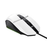 Trust Gaming-Maus GXT109 Felox Weiss - Maus Features: Umschaltbare DPI-Auflösung - Daumentaste - Beleuchtung - Scrollrad - Bedienungsseite: Universal - Detailfarbe: Weiss - Gewicht: 108 g - 102 g - Verbindungsart: Verkabelt - Schnittstelle: USB-A